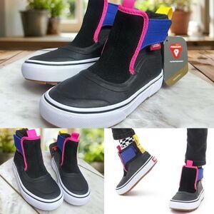 VANS Girls or Boys Slip-On Hi Terrain V MTE Insulated Snow Winter Boots Size 1
